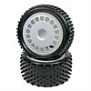 1:10 Buggy Räderset "Mini Pin" hinten weiß (2)