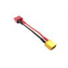 Adapterkabel XT30 Stecker - Deans Buchse 7cm, 15AWG