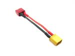 Adapterkabel XT30 Stecker - Deans Buchse 7cm, 15AWG