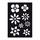 Adhesive stencil FLOWERS