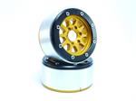 Beadlock Wheels GEAR gold/schwarz 1.9 (2) ohne Radnabe