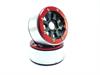 Beadlock Wheels HAMMER schwarz/rot 1.9 (2) ohne Radnabe