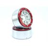 Beadlock Wheels HAMMER silber/rot 1.9 (2) ohne Radnabe