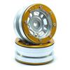 Beadlock Wheels PT- Distractor Silber/Gold 1.9 (2 pcs)
