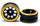 Beadlock Wheels PT- Ecohole Schwarz/Gold 1.9 (2 pcs) | Bild 2