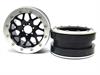 Beadlock Wheels PT-MESH black/silver 2.2 (2) ohne Radnabe