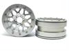 Beadlock Wheels PT-MESH silver/silver 2.2 (2) ohne Radnabe
