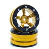 Beadlock Wheels PT-Safari Gold/Schwarz 1.9 (2 pcs)