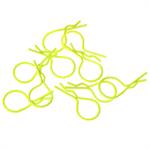 big body clip 1/10 - fluorescent yellow (10)