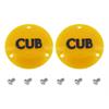Cub Raddeckel mit Schrauben zu 338TLC (1 Paar)