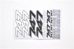 Decal sheet 747 black/white (2) (SER804297)