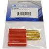 Goldkontakt 4mm inkl. Hülse (2 Paar)