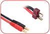 Ladekabel 4mm Goldkontaktstecker - T-Plug 300mm