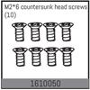 M2*6 countersunk head screws (10)