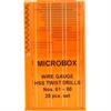 Microbox drill set (20) 61-80