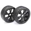 Räderset LP Buggy "Street" schwarz 1:8 (2)