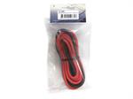 Silikonkabel rot/schwarz 5.4mm / 10AWG (2m)