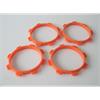 Tire mounting band 1/8 truck orange (4) (SER600632)