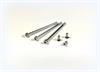 Aluminium Schrauben Set 3xkurz, 3xlang
