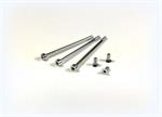 Aluminium Schrauben Set 3xkurz, 3xlang