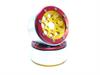 Beadlock Wheels GUN gold/rot 1.9 (2) ohne Radnabe