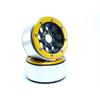 Beadlock Wheels GUN schwarz/gold 1.9 (2) ohne Radnabe