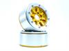 Beadlock Wheels HAMMER gold/silber 1.9 (2) ohne Radnabe