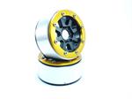 Beadlock Wheels HAMMER schwarz/gold 1.9 (2) ohne Radnabe