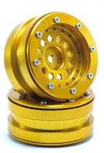 Beadlock Wheels PT-Bullet Gold/Gold 1.9 (2 pcs)