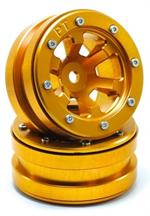 Beadlock Wheels PT- Claw Gold/Gold 1.9 (2 pcs)