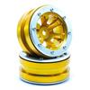 Beadlock Wheels PT- Claw Gold/Silber 1.9 (2 pcs)