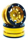Beadlock Wheels PT- Distractor Gold/Schwarz 1.9 (2 pcs)