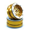 Beadlock Wheels PT- Distractor Gold/Silber 1.9 (2 pcs)