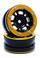 Beadlock Wheels PT- Distractor Schwarz/Gold 1.9 (2 pcs)