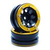 Beadlock Wheels PT- Ecohole Schwarz/Gold 1.9 (2 pcs)