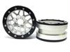 Beadlock Wheels PT-MESH silver/black 2.2 (2) ohne Radnabe