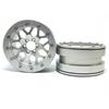 Beadlock Wheels PT-MESH silver/silver 2.2 (2) ohne Radnabe