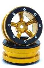Beadlock Wheels PT-Safari Gold/Schwarz 1.9 (2 pcs)