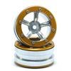 Beadlock Wheels PT-Safari Silber/Gold 1.9 (2 pcs)