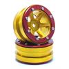 Beadlock Wheels PT- Slingshot Gold/Rot 1.9 (2 pcs)