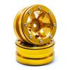 Beadlock Wheels PT- Wave Gold/Gold 1.9 (2 pcs)