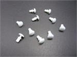 Body rivets nylon white (10)