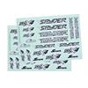 Decal sheet SRX4 black/white (2) (SER500389)