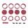 Deep Star Bead Lock Wheel ( 1.2 ) RED