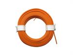 Kupferschaltlitze PVC 1-adrig 0.08 mm² 10m orange