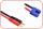 Ladekabel 4mm Goldkontaktstecker - EC3 150mm