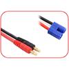Ladekabel 4mm Goldkontaktstecker - EC3 150mm