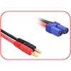 Ladekabel 4mm Goldkontaktstecker - EC5 150mm