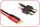 Ladekabel 4mm Goldkontaktstecker passend f. Traxxas 300mm