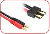 Ladekabel 4mm Goldkontaktstecker passend f. TRX 150mm